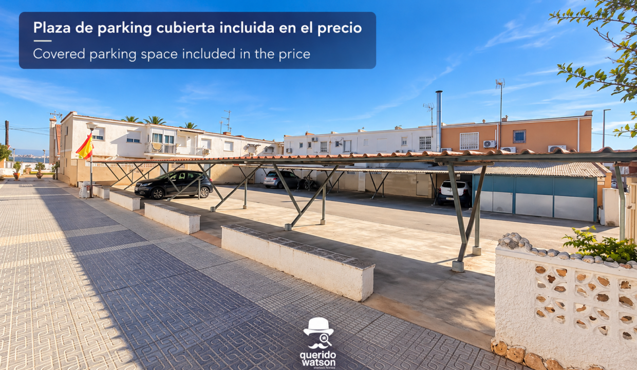 Plaza de parking cubierta incluida